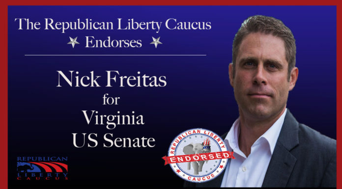 The Republican Liberty Caucus Endorses Nick Freitas
