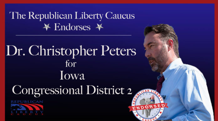 The Republican Liberty Caucus Endorses Dr. Christopher Peters