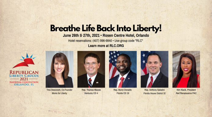 Rep. Thomas Massie to headline 2021 RLC National Convention 2021 RLC Convention Graphic