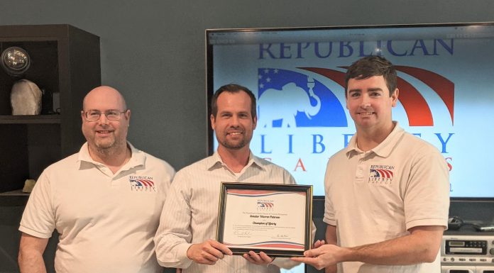 Republican Liberty Caucus of Arizona Publishes 2021 Legislative Scorecard AZ Senator Warren Peterson Receives The 2021 Champion of Liberty Award - RLCAZ